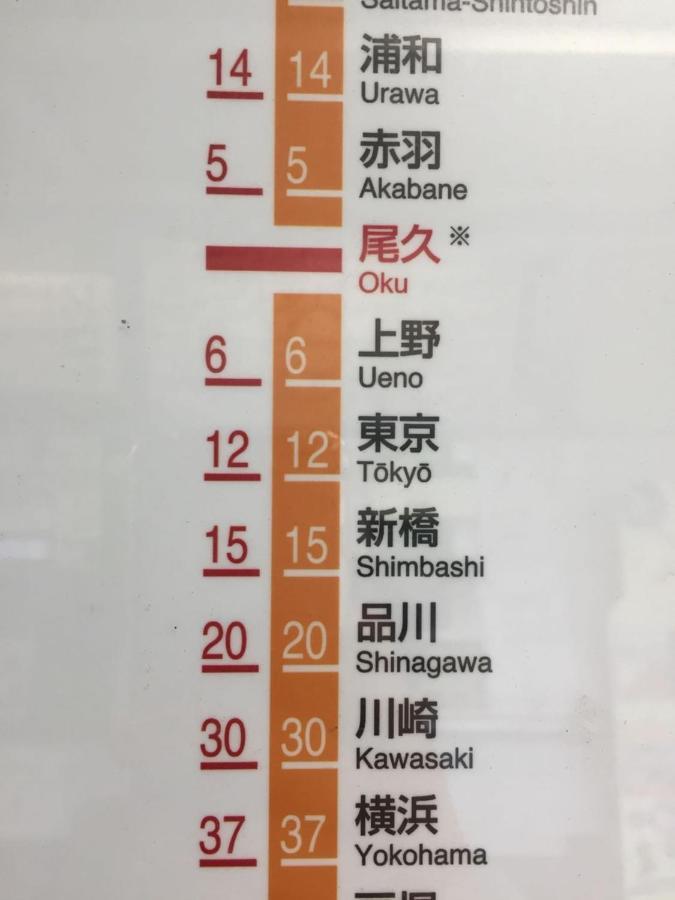 Oku Apartment Tokyo Bagian luar foto